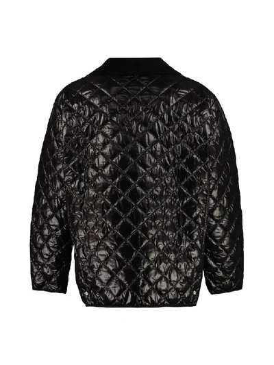Shop Maison Margiela Quilted Jacket In Black
