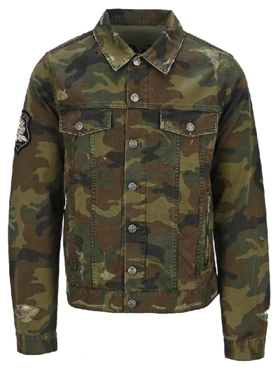 Shop Balmain Camouflage Jacket