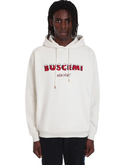 Shop Buscemi Sweatshirt In White Cotton