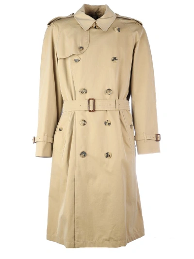Shop Burberry *trench Westminster In Honey