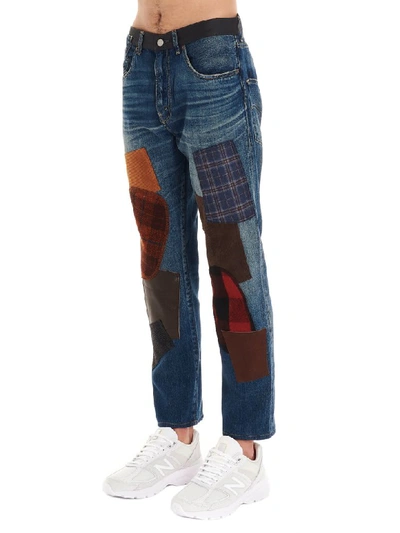 Shop Junya Watanabe 501 Jeans In Blue