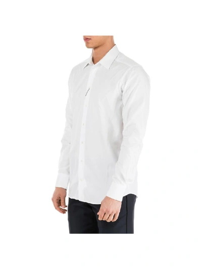 Shop Emporio Armani Voix Humaine 8 Shirt In Bianco