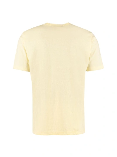 Shop Junya Watanabe Cotton T-shirt In Yellow