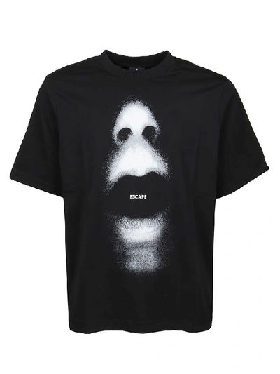 Shop Marcelo Burlon County Of Milan T-shirt Mouth Over In Black Grey