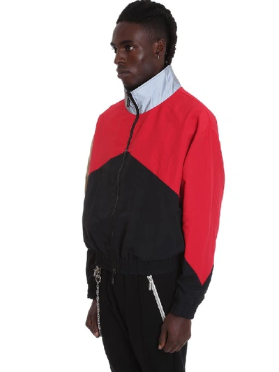 Shop Rhude Flight Jacket Casual Jacket In Red Tech/synthetic