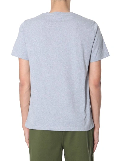 Shop A.p.c. T-shirt With Logo In Grigio
