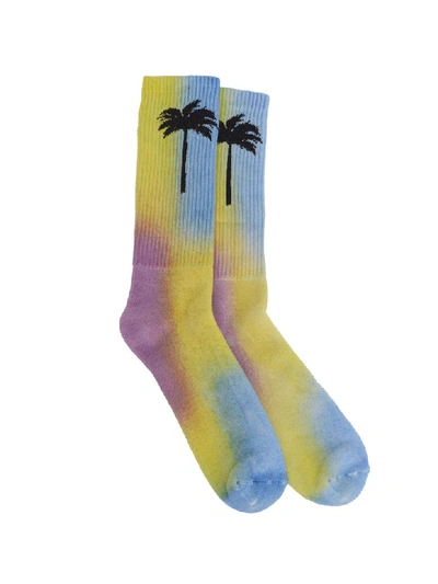 Shop Palm Angels Socks In Multicolor