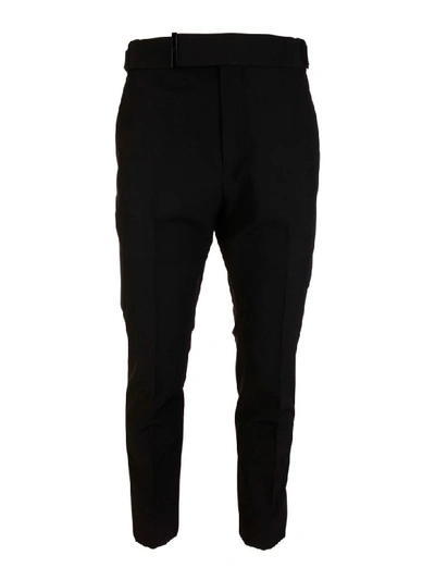 Shop Tom Ford Trousers In Black