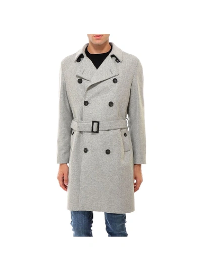 Shop Hevo Savelletri Coat In Grey