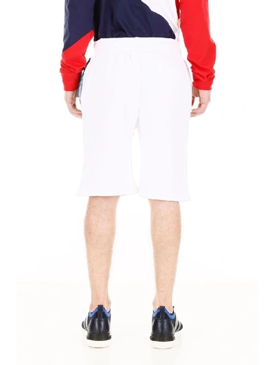 Shop Fila Ajay Short Joggers In White (white)