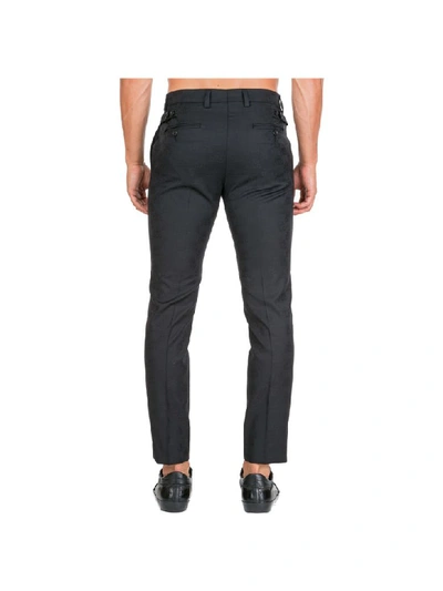 Shop Dolce & Gabbana King Trousers In Nero