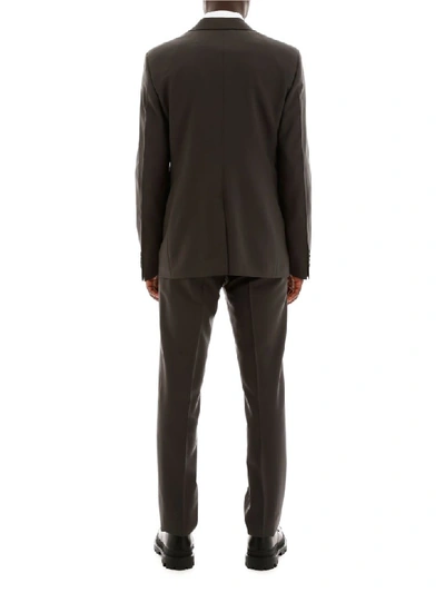 Shop Prada Mohair Wool Suit In Ferro (grey)