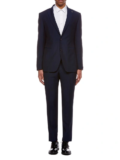 Shop Tagliatore Two Piece Suit In Blu