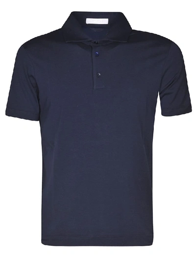 Shop Cruciani Classic Polo Shirt In Blue