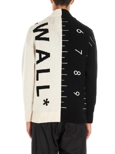 Shop A-cold-wall* A-cold-wall Sweater In Black & White