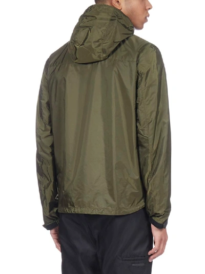 Shop Prada K-way Nylon Piuma Jacket In Tundra