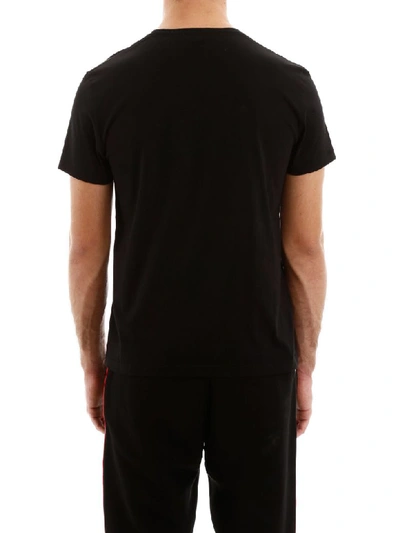 Shop Alexander Mcqueen Sprayed Skull T-shirt In Black Mix (black)