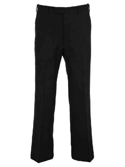 Shop Prada Straight Tailored Trousers In Black