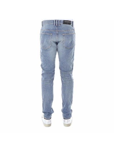 Shop Balmain Jeans In Blue