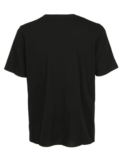 Shop Saint Laurent T-shirt In Noir/naturel