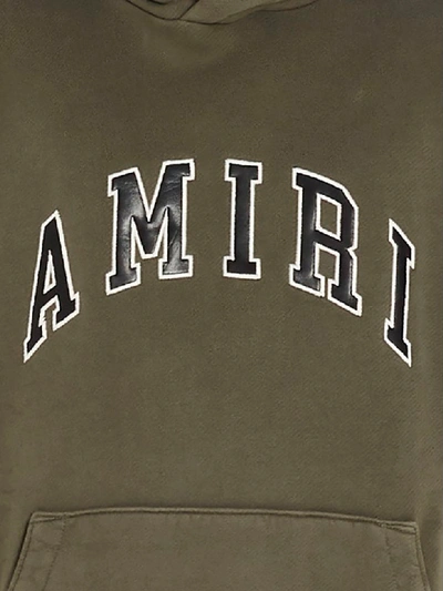 Shop Amiri College  Hoodie In Green