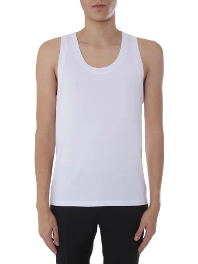 Shop Dolce & Gabbana Pack Of Two Tank Tops In Bianco