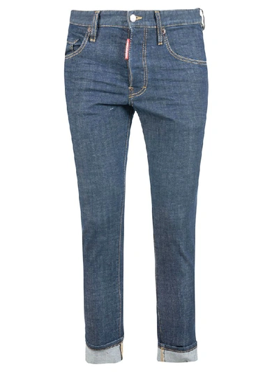 Shop Dsquared2 5 Pockets Jeans In Blue