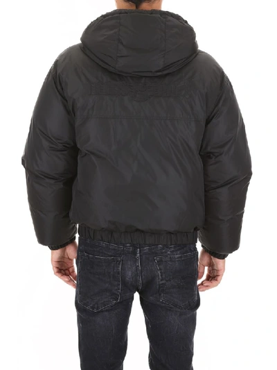 Shop Msgm Puffer Jacket In Nero (black)