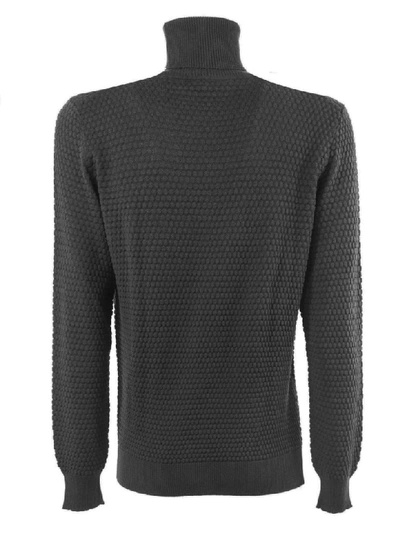 Shop Kangra Black Merino Wool Sweater In Nero