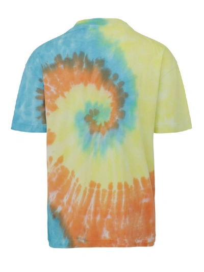 Shop Palm Angels Tie Dye T-shirt In Multicolor