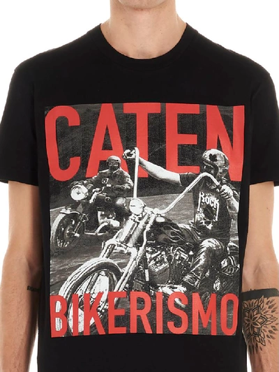 Shop Dsquared2 Bikerismo T-shirt In Black