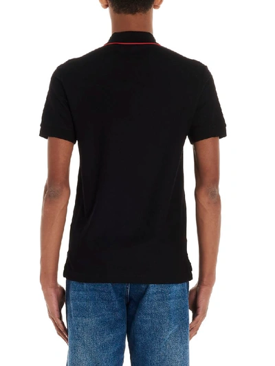 Shop Burberry Walton Polo In Black