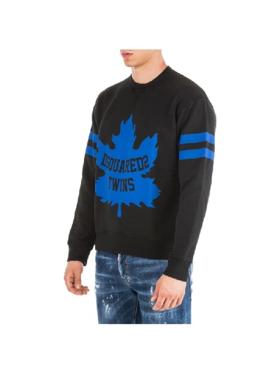 Shop Dsquared2 Twins Sweatshirt In Nero