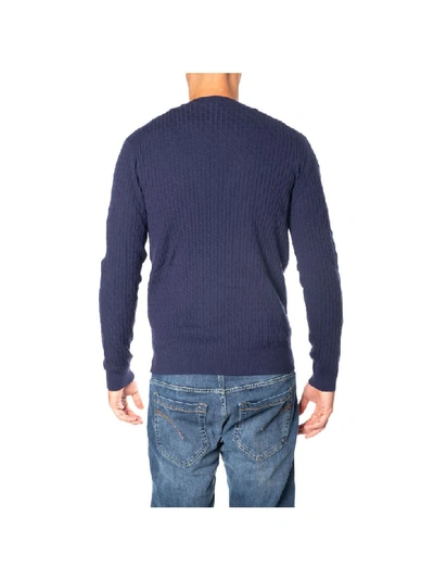 Shop Kangra Merino Wool Sweater In Open Blue