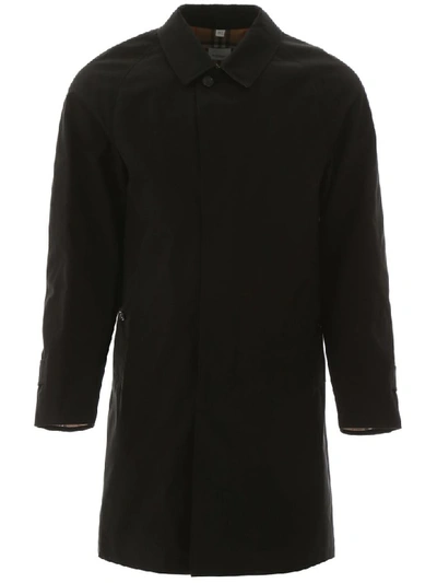 Shop Burberry Camden Coat In Black (black)