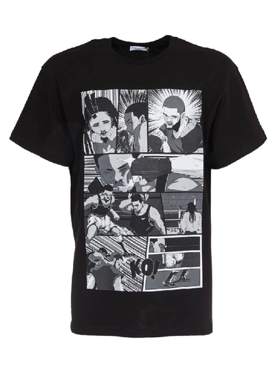Shop Ih Nom Uh Nit Creed Print Black T-shirt