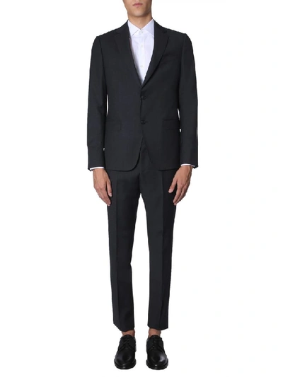 Shop Z Zegna Slim Fit Suit In Antracite