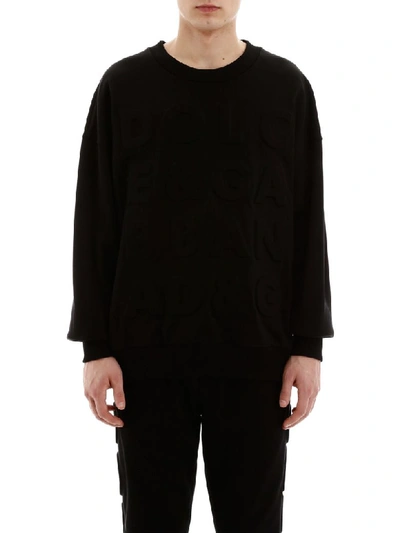 Shop Dolce & Gabbana Logo Sweatshirt In Nero (black)