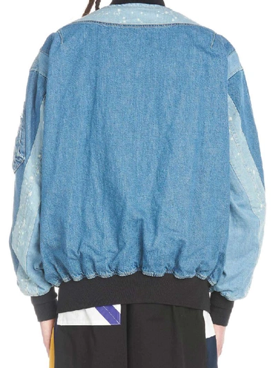 Shop Facetasm Jacket In Blue