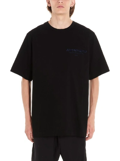 Shop Juunj Juun.j Synthetic T-shirt In Black