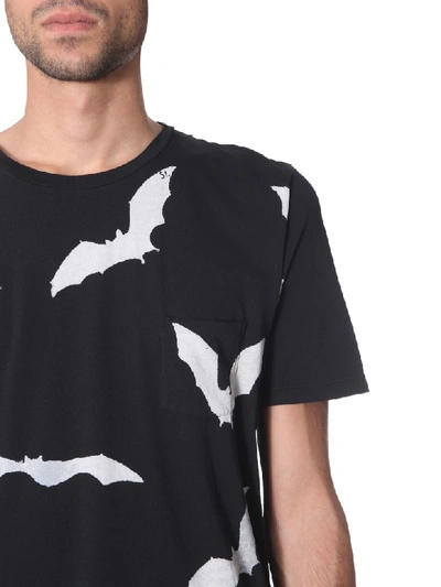 Shop Saint Laurent Batch Print T-shirt In Nero