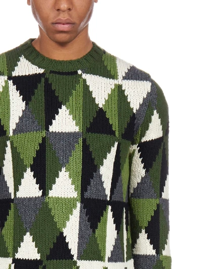 Shop Prada Sweater In Militare