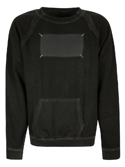 Shop Maison Margiela Logo Sweatshirt In Black