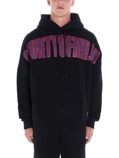 Shop Marcelo Burlon County Of Milan County Of Milan Hoodie In Black