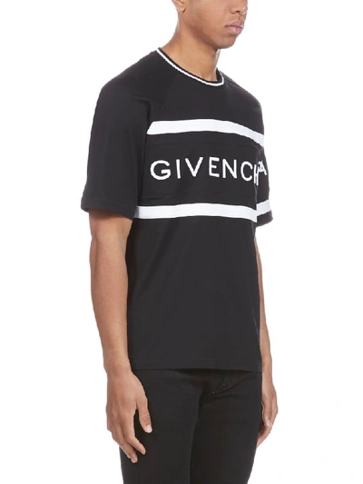 Shop Givenchy Short Sleeve T-shirt In Black/white