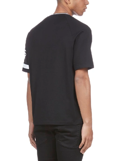 Shop Givenchy Short Sleeve T-shirt In Black/white