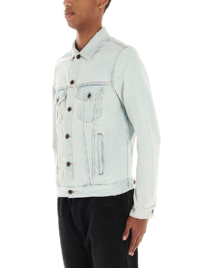 Shop Off-white 3d Pencil Jacket In Light Blue