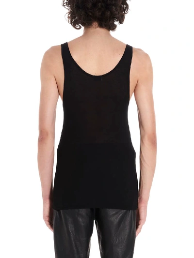 Shop Saint Laurent Top In Black