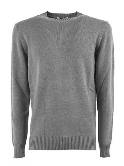 Shop Kangra Dove Grey Merino Wool Sweater In Tortora