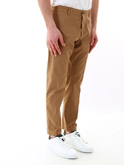 Shop Dsquared2 Chino Trousers Beige